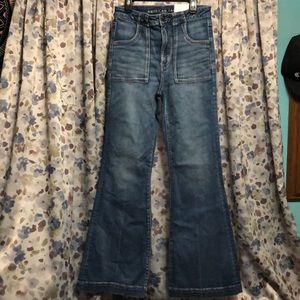American Eagle Super High Rise Flare Jeans